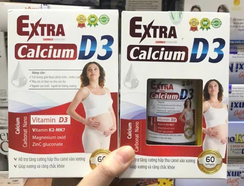 Bổ Bầu Extra Calcium D3 (L/60v)