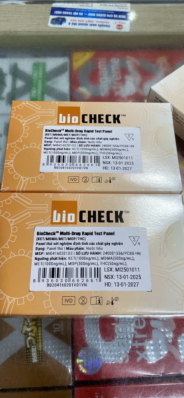 Que Thử Ma Túy 5 Chân Bio Check (H/1Q)