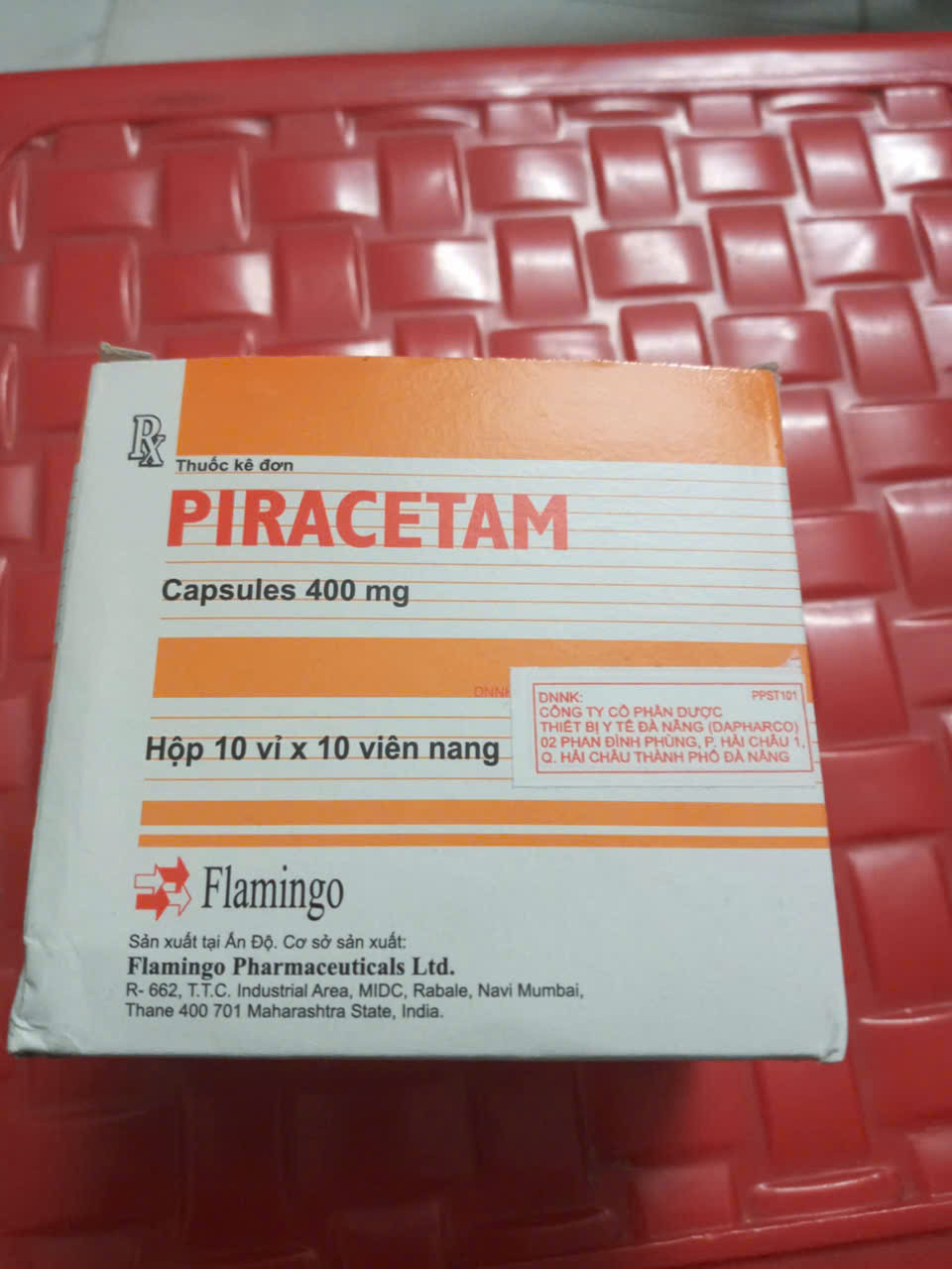 Piracetam 400mg Flamingo- Ấn (H100v)