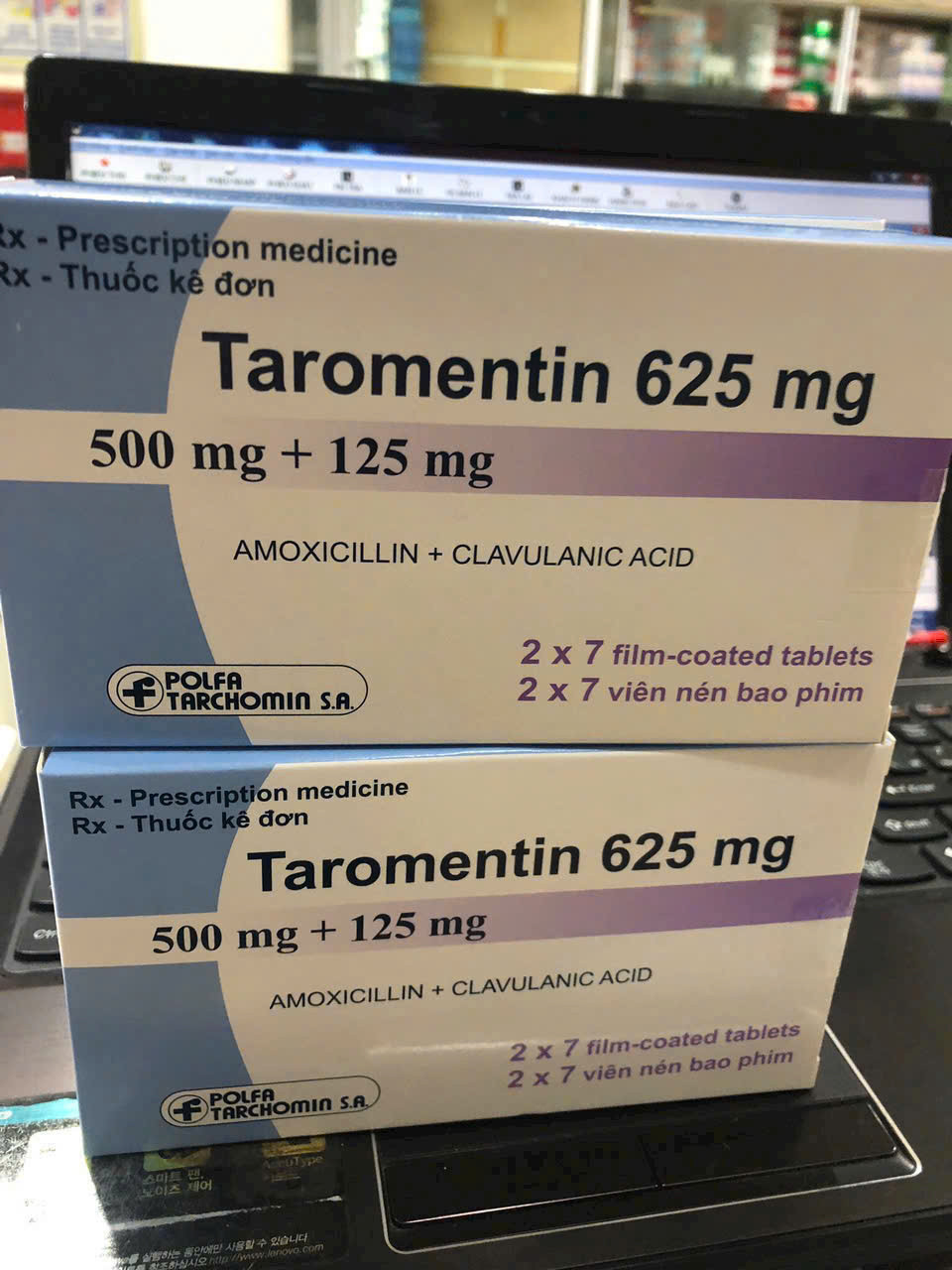 Taromentin 625Mg (Aug 625G) _Ba Lan (H2 Vỉ X 7V)