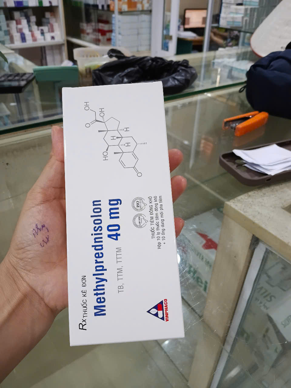 Methylprednisolon 40mg Tiêm  _ Vĩnh Phúc (H/10ống)