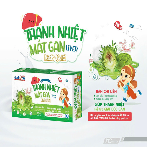 Bổ gan ống Thanh Nhiệt Mát Gan _Dadison (H/20 Ống) K52H- Full Hóa Đơn