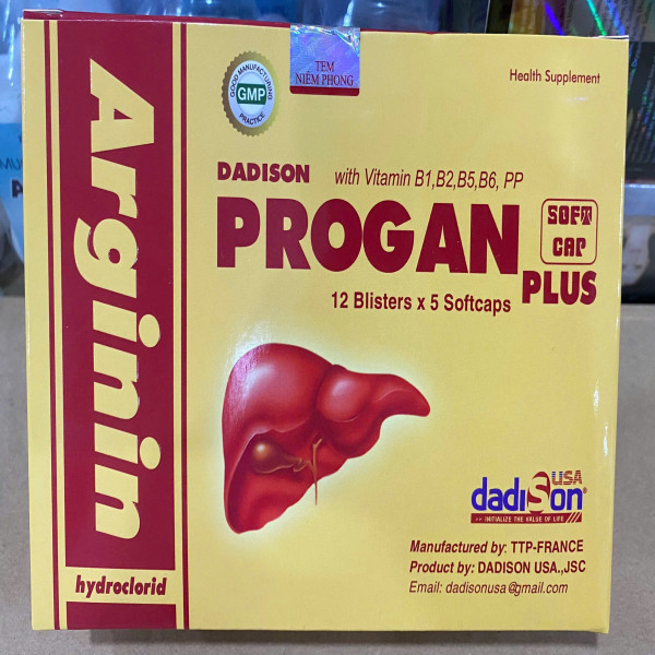 Progan Arginin _Dadison (H/60V) Full Hóa Đơn