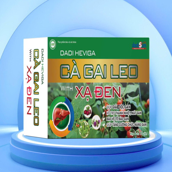 Cà Gai Leo With Xạ Đen _Vỉ, Dadison (H/60V) Full Hóa Đơn