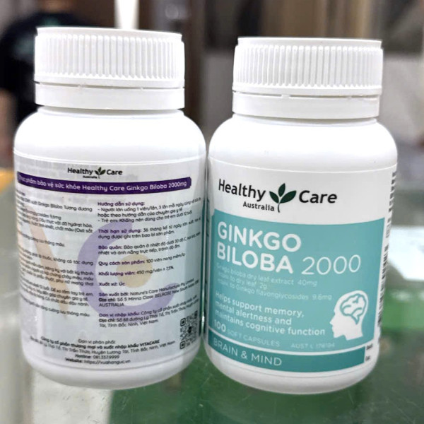Ginkgo Biloba 2000 lọ 100 viên