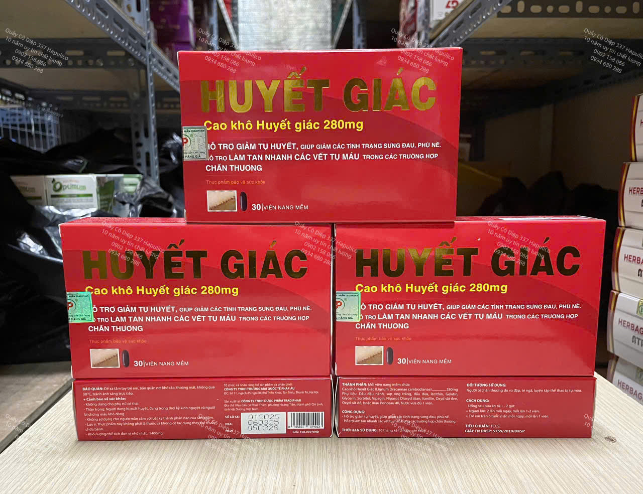 Huyết Giác _Pháp Âu (H/ 30 Viên) Nam Hà D6.27 Hvat1504-10H