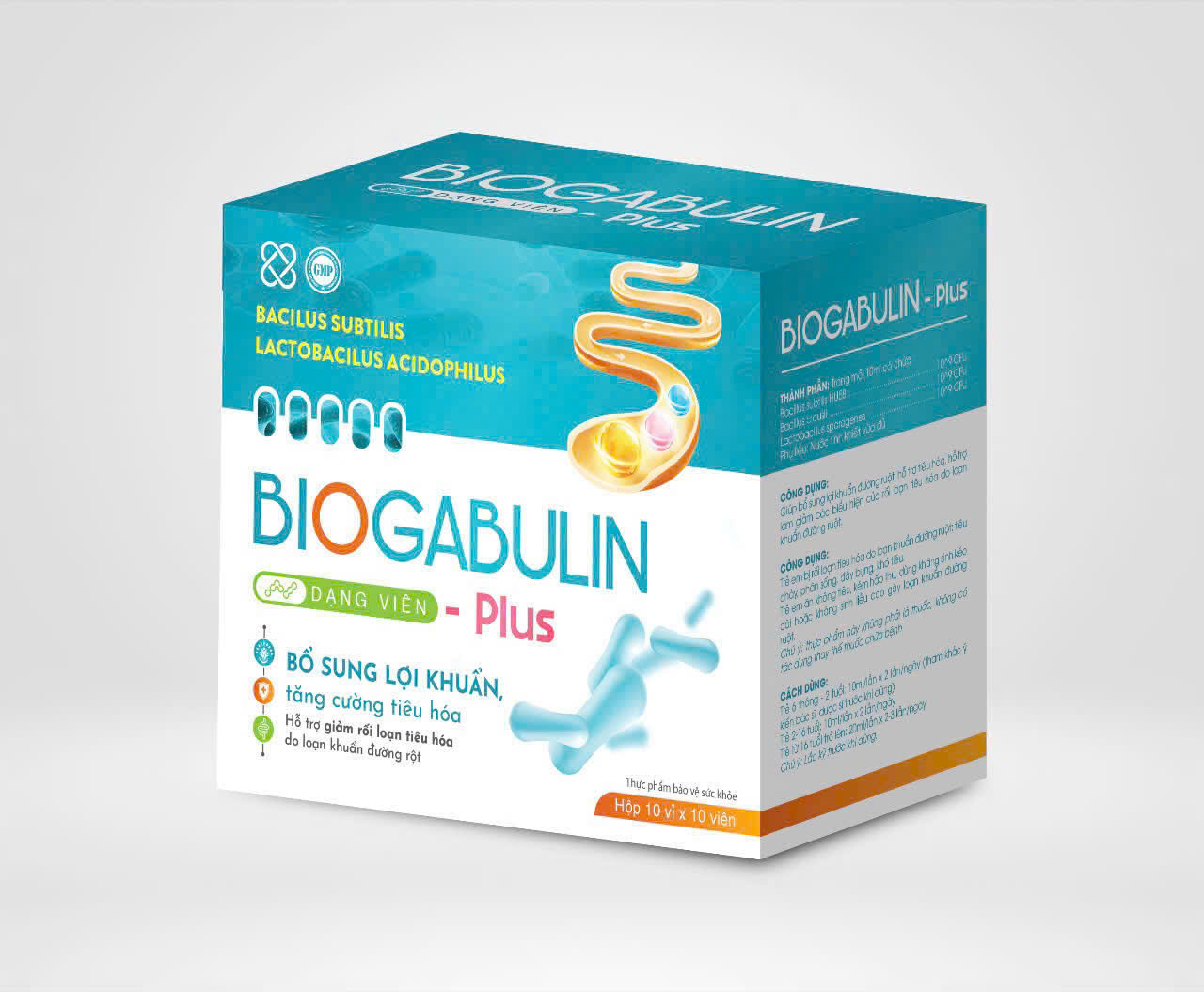 Biogabulin Viên Xanh da trời (H/10 Vỉ X 10V)