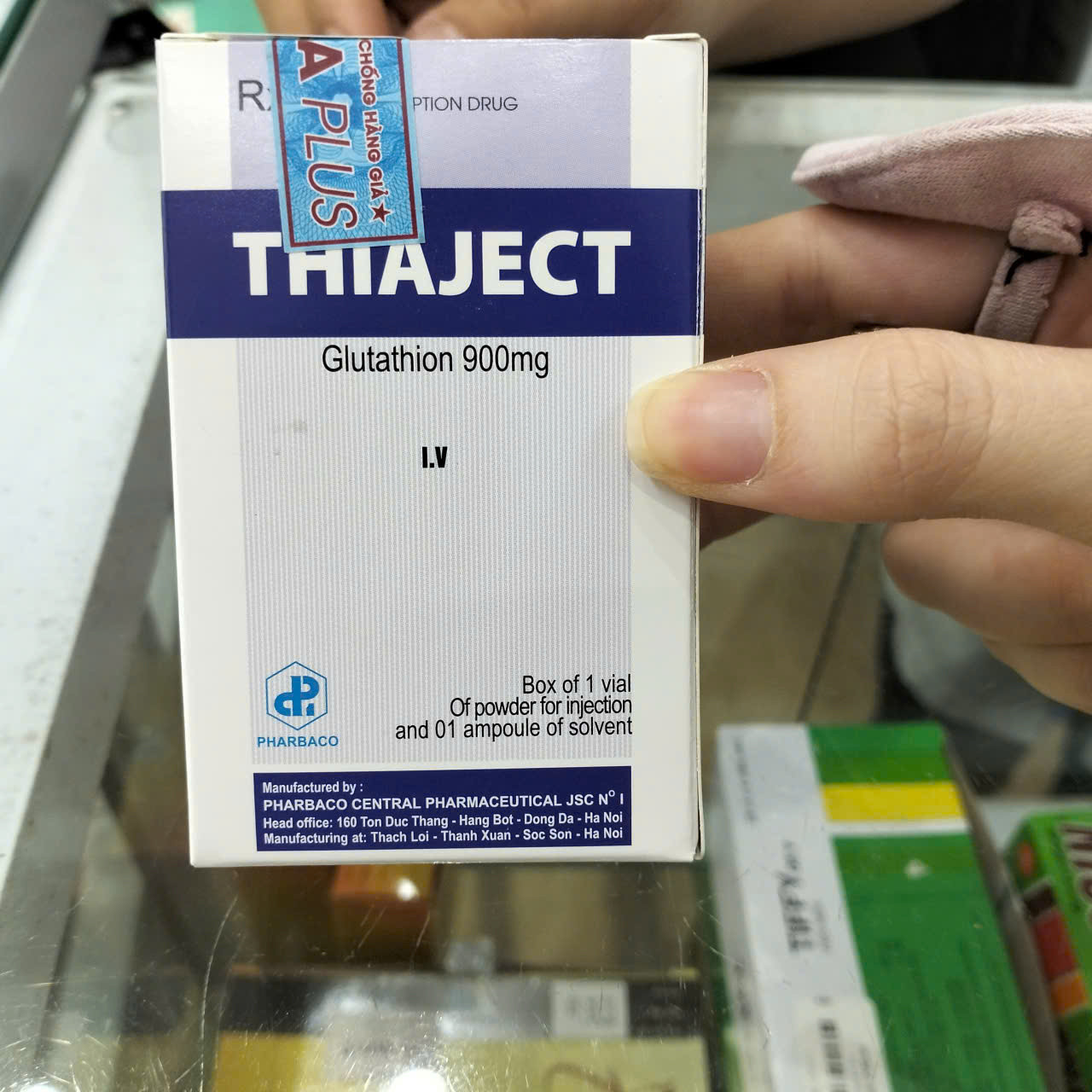Thiaject (GLutathion 900mg) H/1 lọ