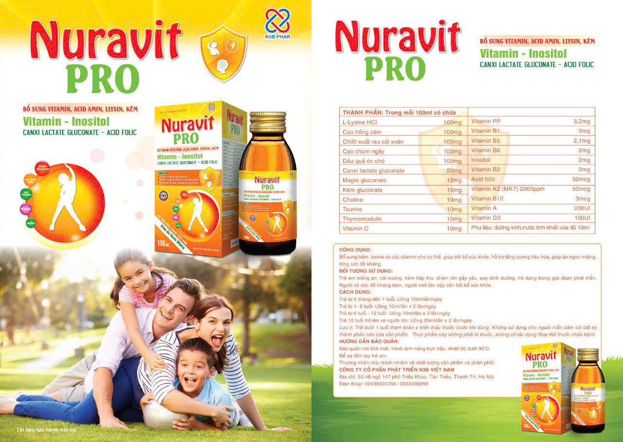 Nuravit pro (Lọ 100ml)