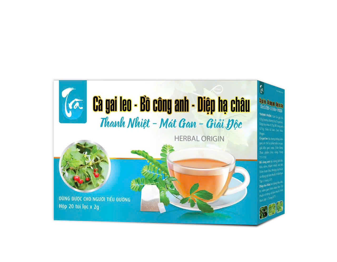 Trà Cà Gai Leo - Bồ Công Anh - Diệp Hạ Châu (H/20gói 2g)