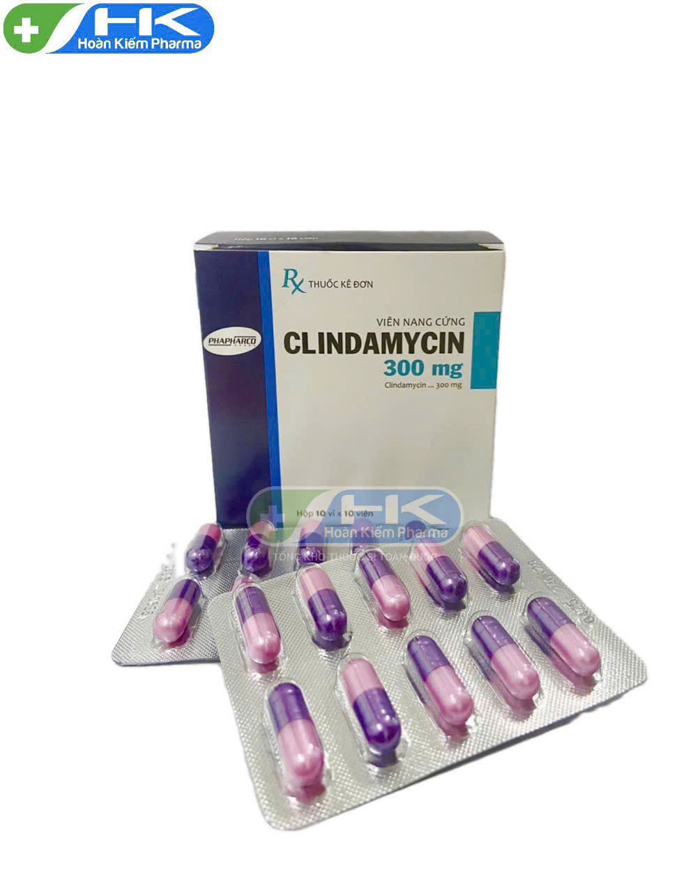 Clindamycin 300mg (H/100viên) Pharpharco