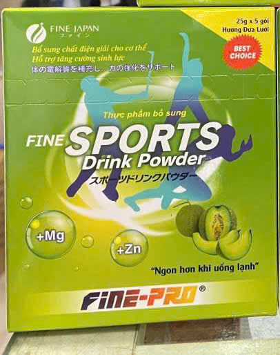 Sports Drink Powder Nhật vị Dưa Gang (H5G25Gr) Đắt