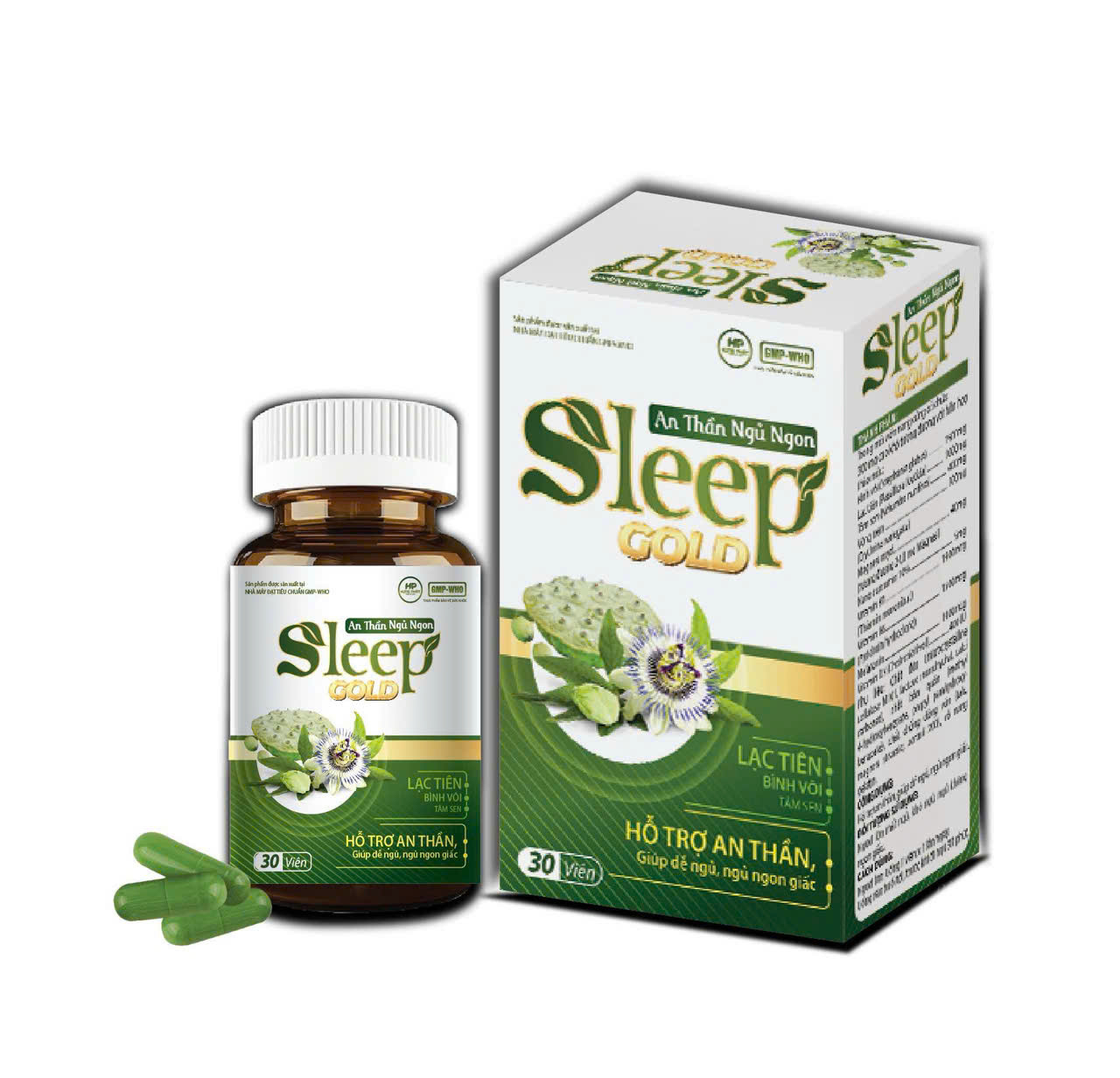 An Thần Ngủ Ngon Sleep Gold (Lọ/30viên)