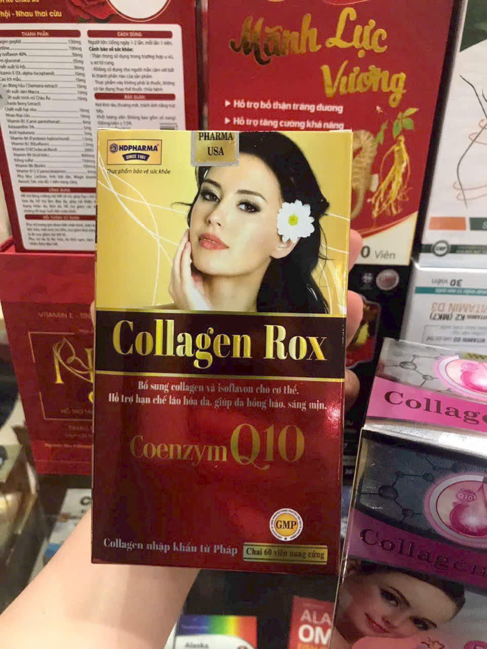 Colagen Rox Đỏ Hộp 60 Viên