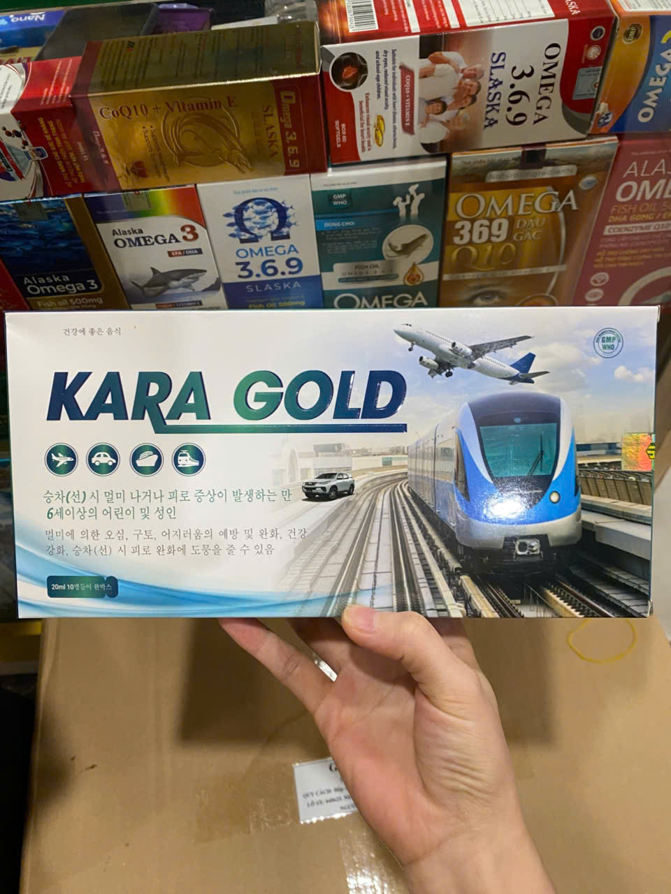 Say xe nước Kara Gold (H/20 ống)