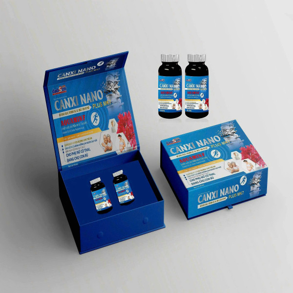 Canxi Nano Plus Mk7 _Gỗ Xanh Dadison (H/2 Lọ *30 Viên) Md