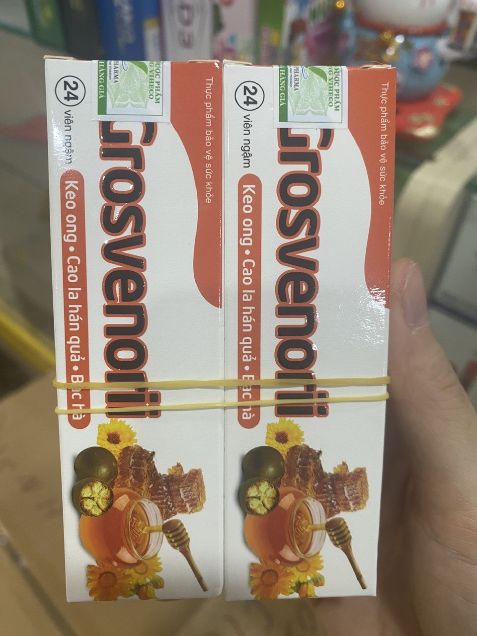 Viên Ngậm Grosvenoril (tuyp/ 24 viên) cọc 10tuyp