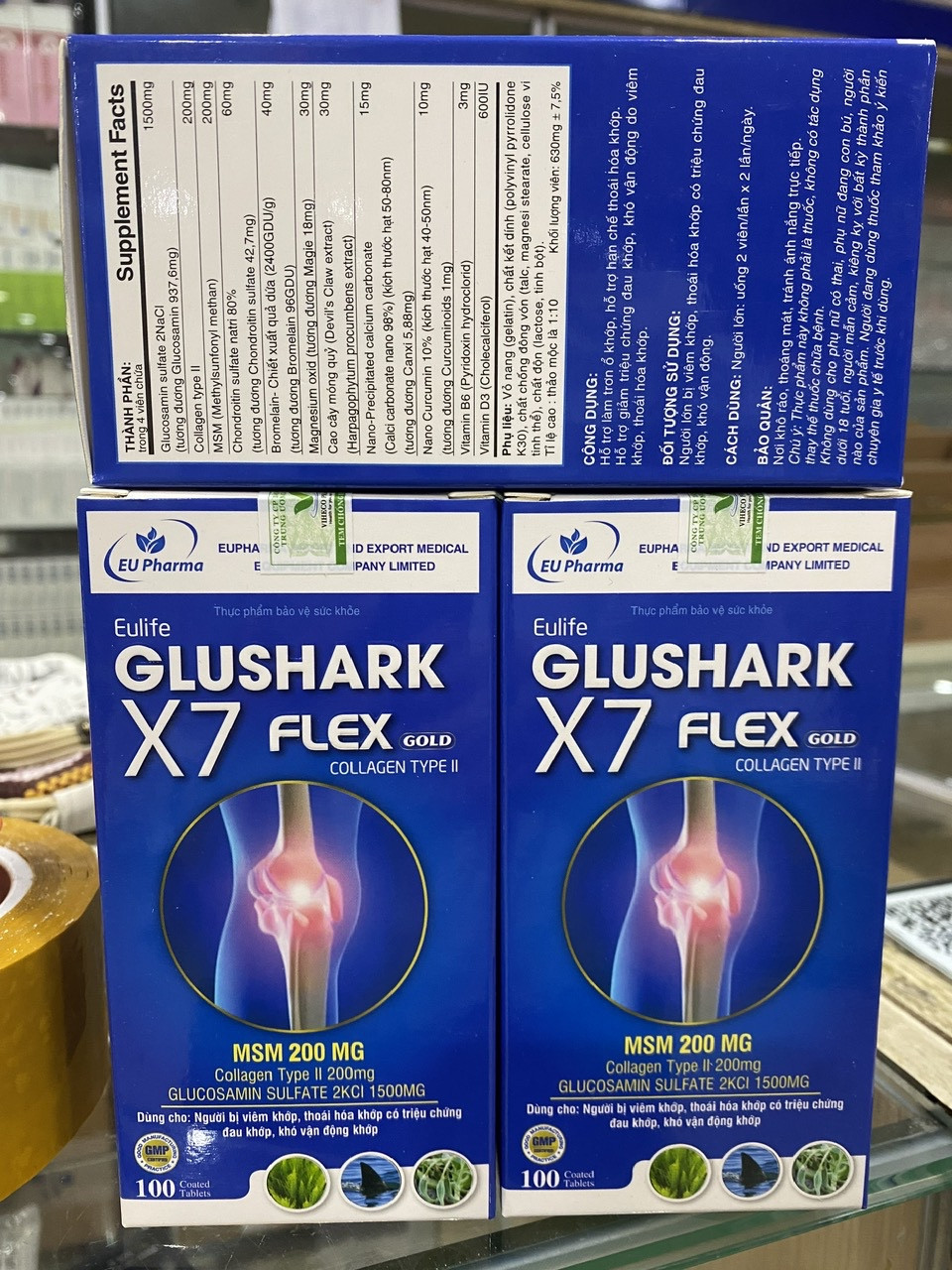 Glushark X7 flex gold (Glucosamin)