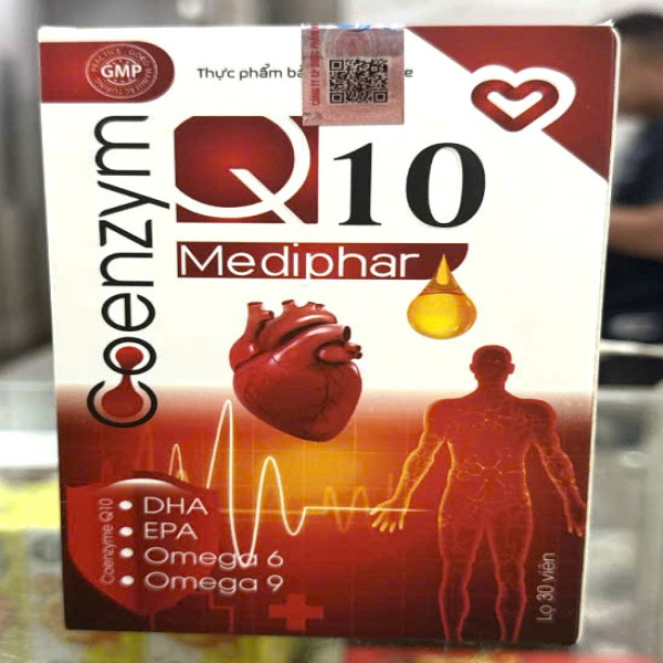 Coenzym Q10 _Mediphar (Lọ/30V)