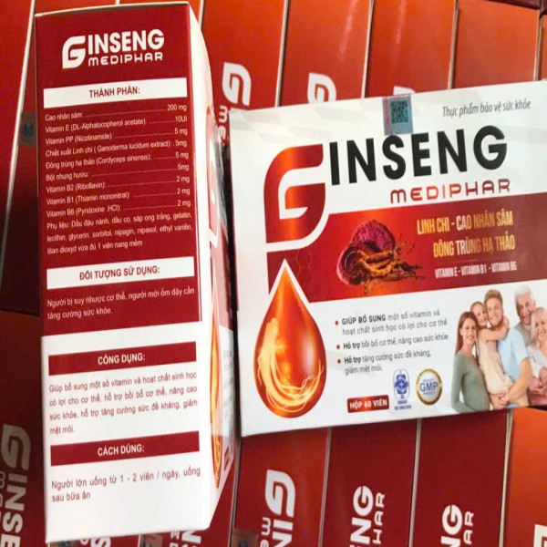 Ginseng Mediphar (Hộp/60 Viên)