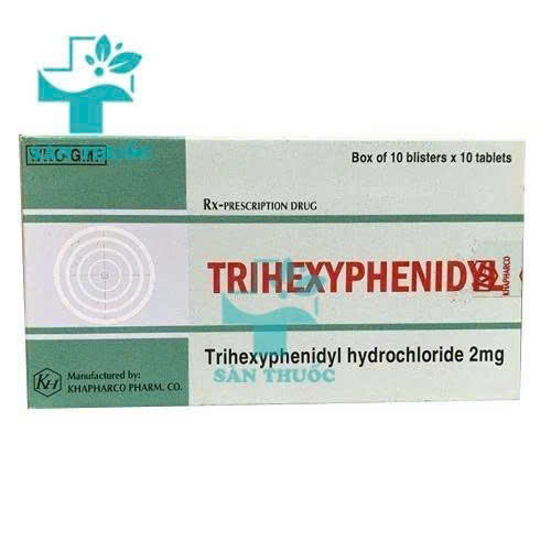 Trihexyphenidyl 2Mg Khánh Hòa (H/100V)