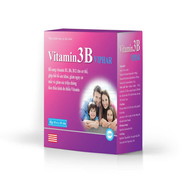 Vitamin 3B Viphar (Gia Đình) Tím _Rox (Hộp/100V) K96H