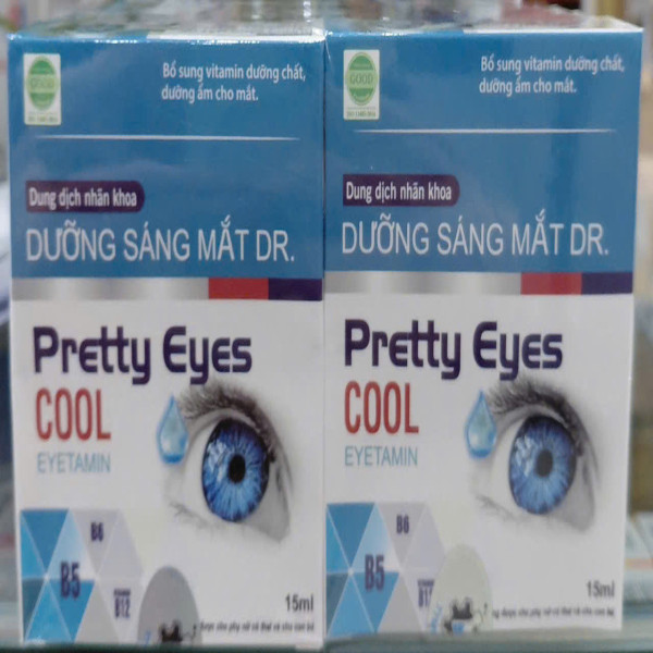 Pretty Eyes Cool Dưỡng Sáng Mắt (bán Cọc/12Lọ/10Ml)