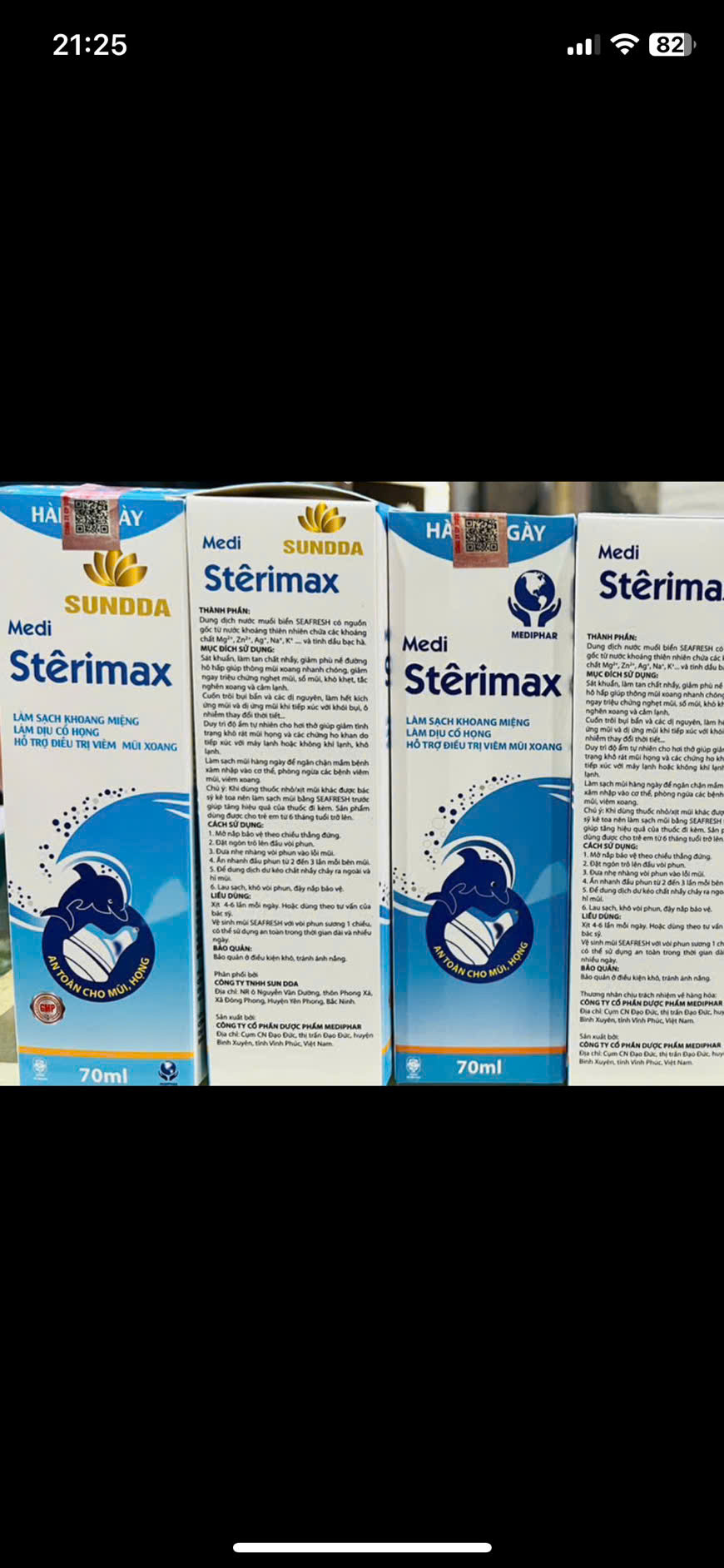 Xịt Mũi Sterimax Xanh Trẻ Em _Md (Lọ/70Ml)