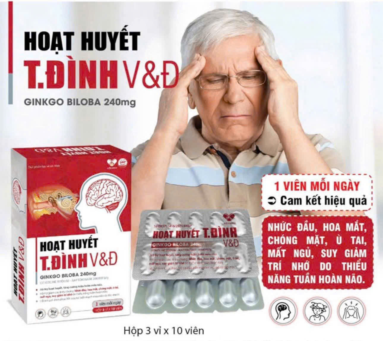Hoạt huyết T-Đình V&D (H/30v)