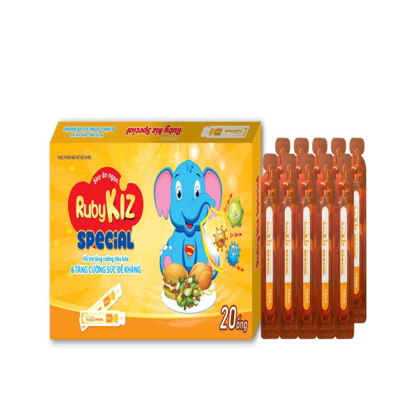 Rubykiz Special Ăn Ngon Tăng Sức Đề Kháng _Vàng (Hộp/20 Ống)