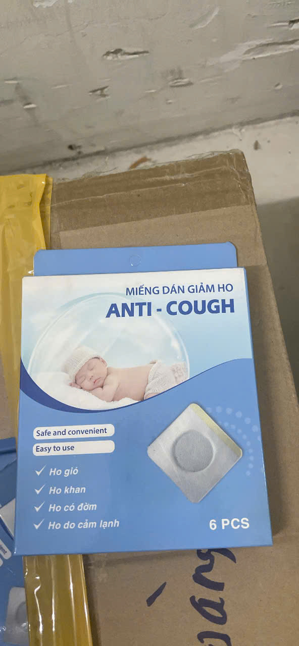 Miếng Dán Giảm Ho Anti Cough (H/6miếng)