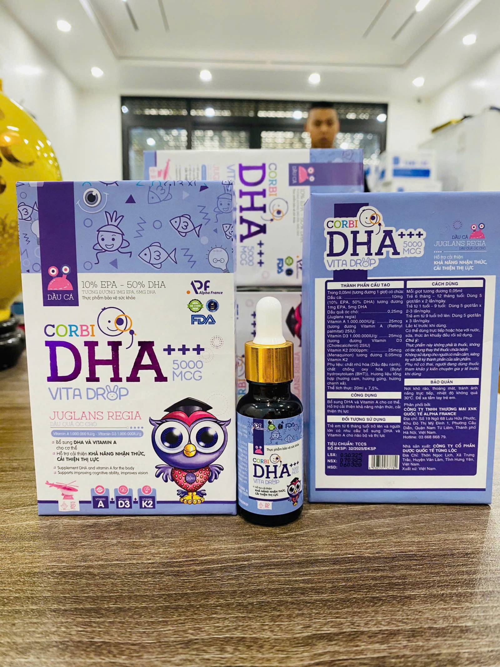 Corbi DHA nhỏ giọt (lọ/20ml)