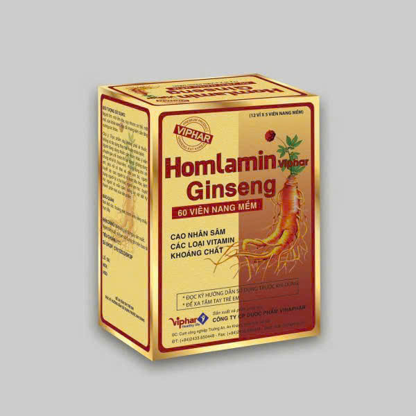 Homlamin Ginseng Vinphar (H/60v)