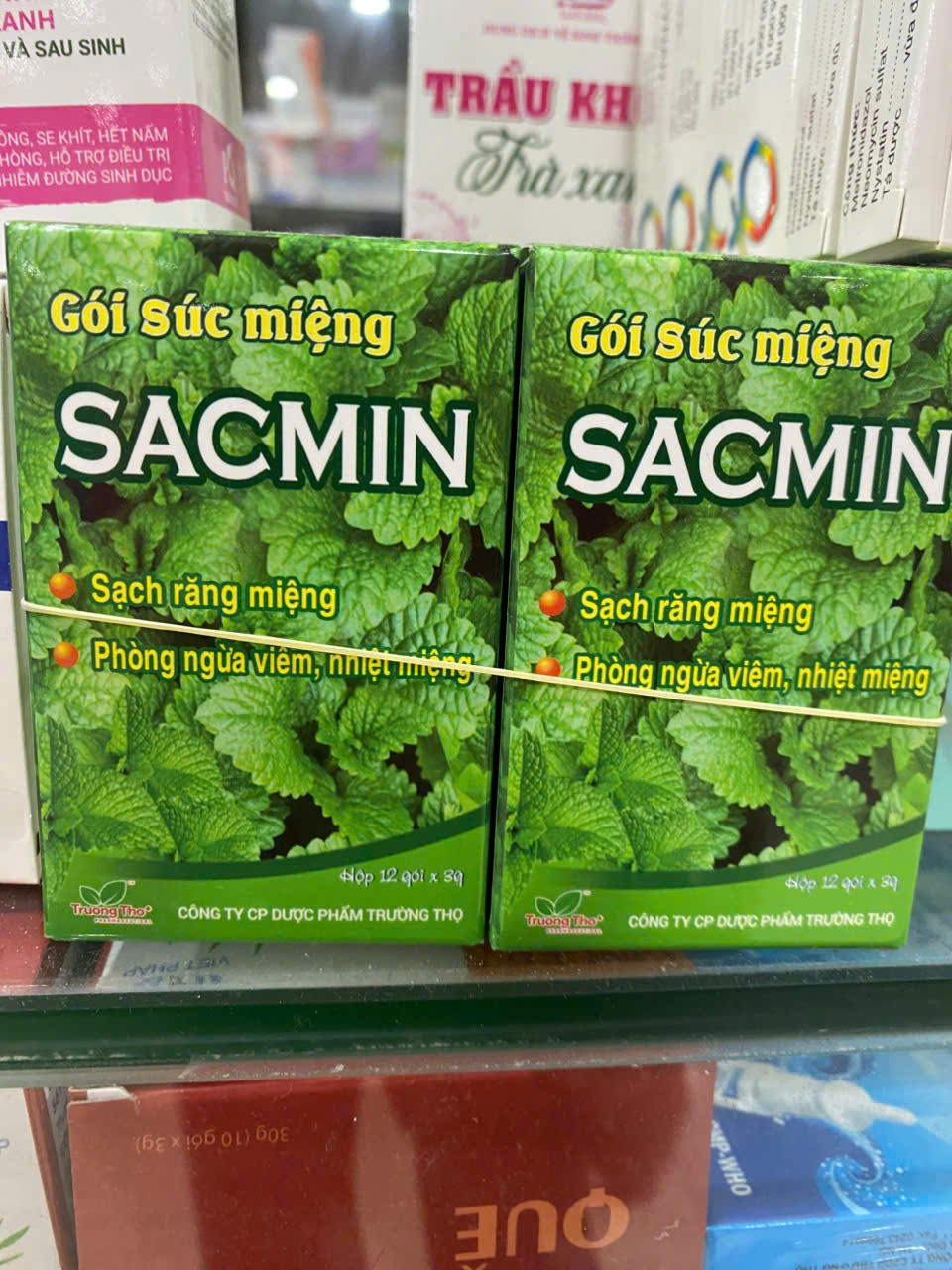 Gói Súc Miệng Sacmin (H/12gói 3g)