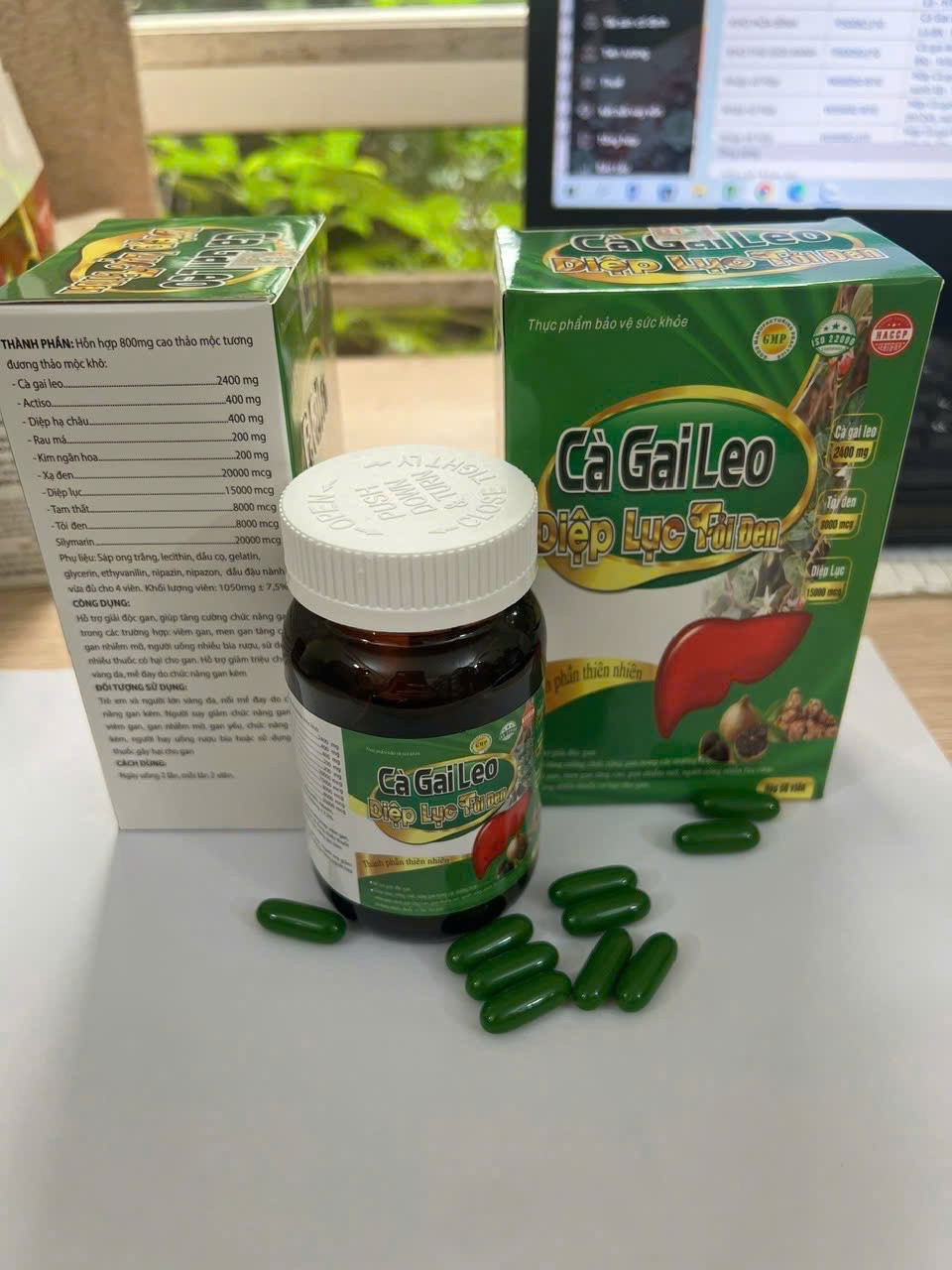 Cà Gai Leo Diệp Lục Tỏi Đen (L/50v)