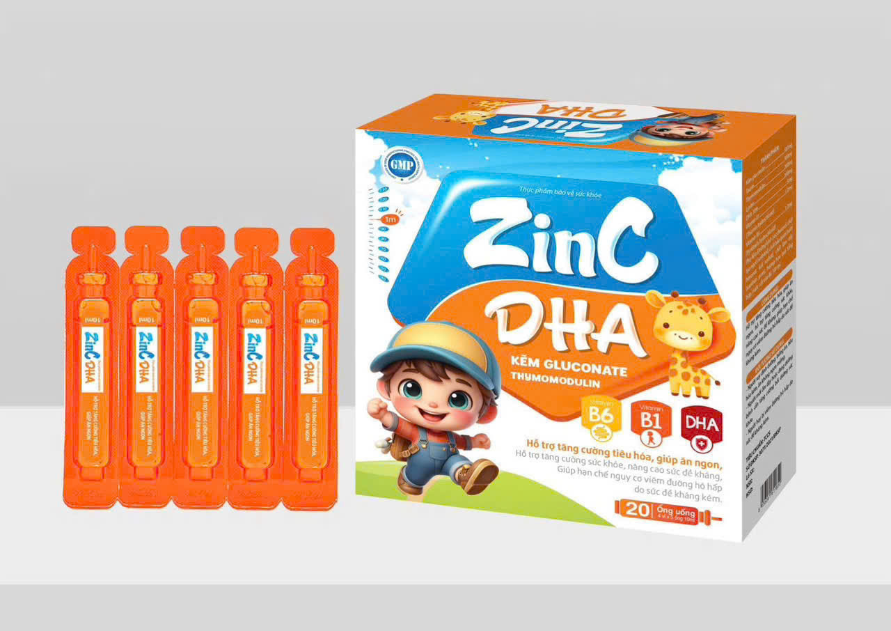 Kẽm ống ZinC DHA (H/20 ống)