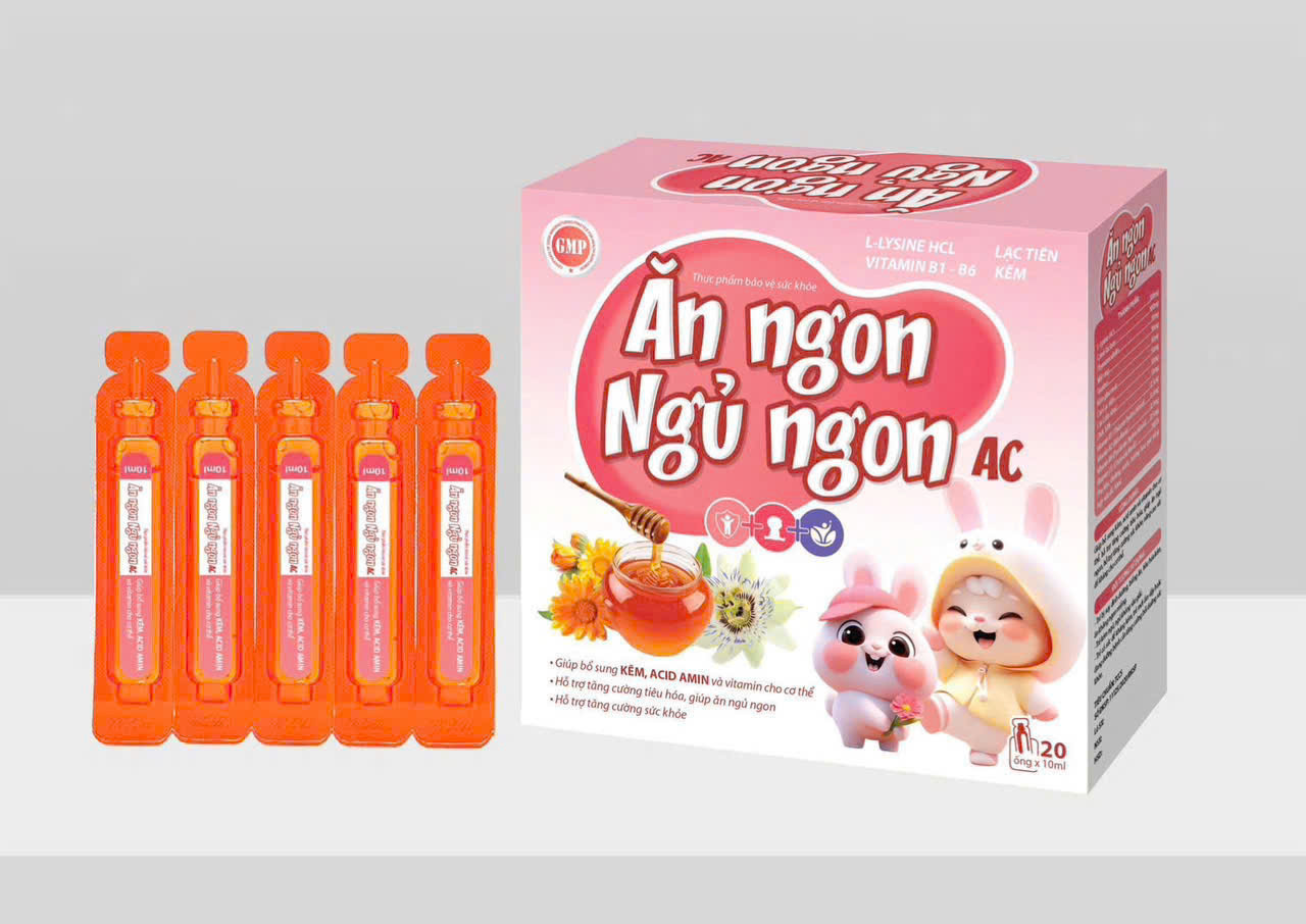 Ăn Ngon Ngủ Ngon AC (H/20 ống) Hồng
