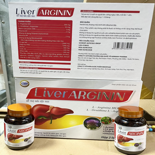 Gan lọ Liver Arginin Đôi Gỗ - Md K53H