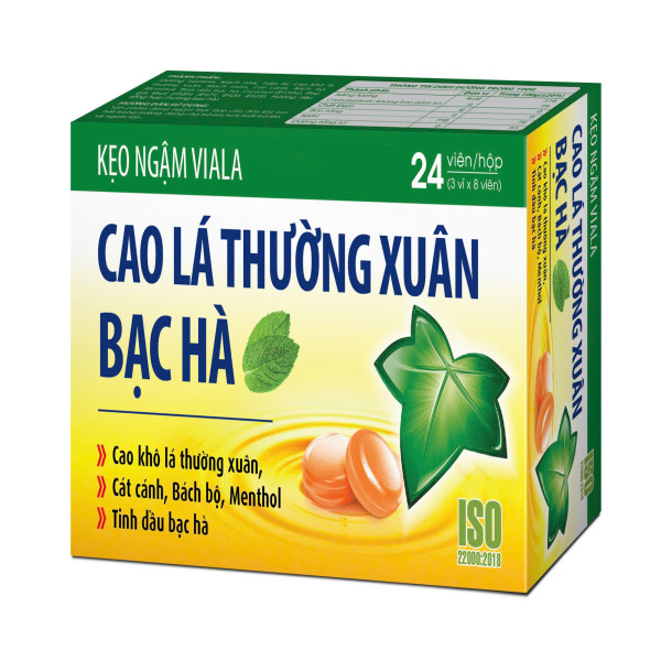 Viên Ngậm Cao Lá Thường Xuân _Pháp Âu (Hộp/24V) K98H
