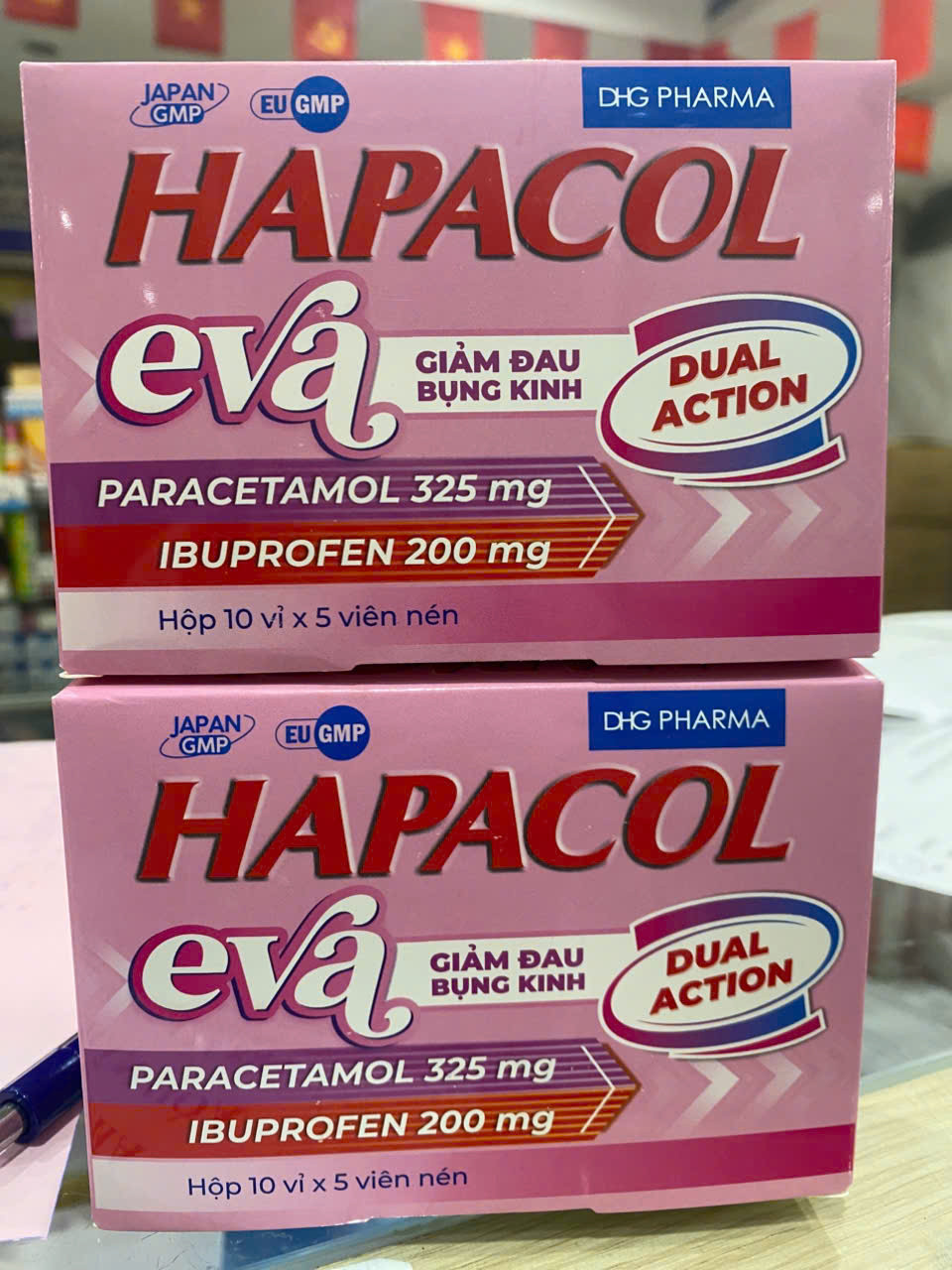 Hapacol Đau Nhức Dhg(H50V) Mẫu Mới là Hapacol Eva