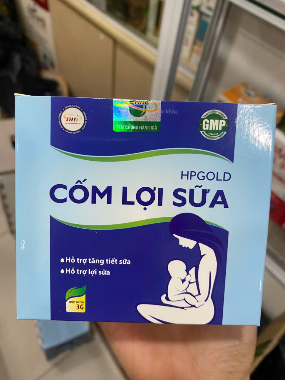 Cốm Lợi Sữa Hp Gold