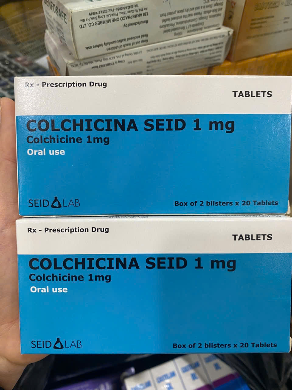 Colchicina (H/2vỉ 20v)