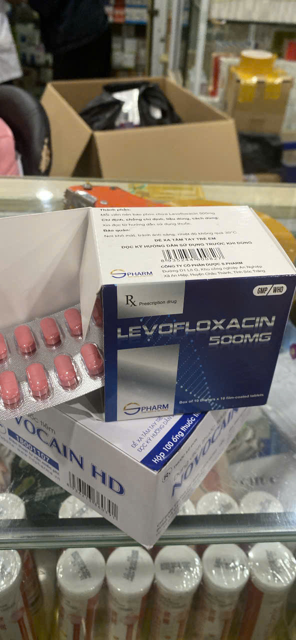 levofloxacin 500mg Spharm (H/100v)