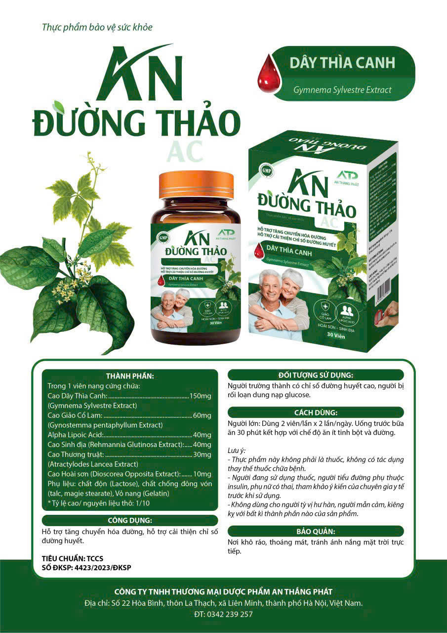 An Đường Thảo ATP(K64H Lọ 30 Viên )