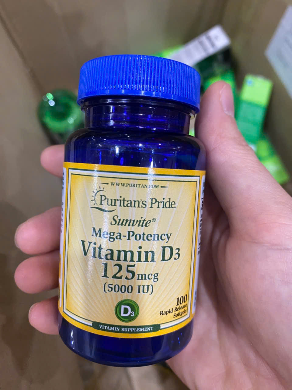 Vitamin D3 125Mcg Puritan's (L100V)