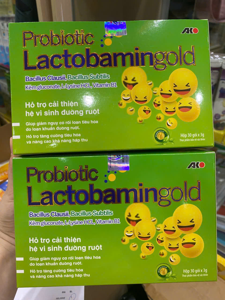 Lactobamingold Men Gói, Xanh Lá _Akophar (H30G) K96