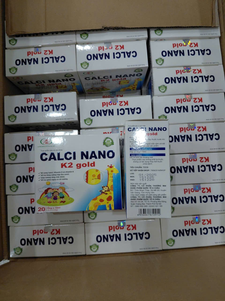 Calci Nano K2 Gold (H/20ống)