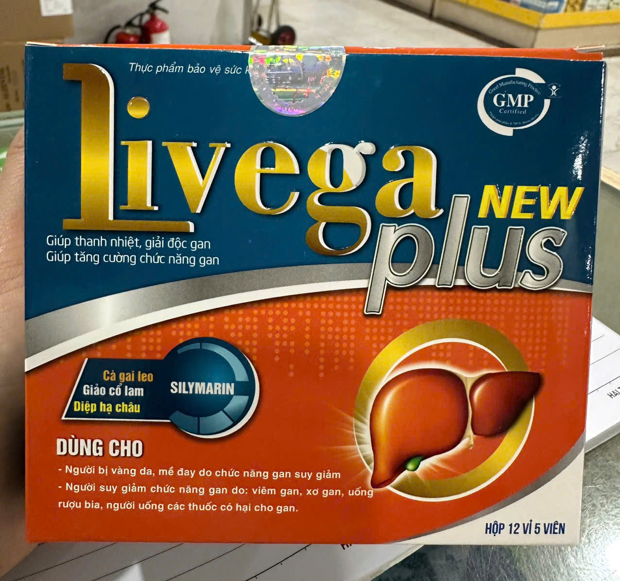 Livega Plus New (H/60viên) Xanh cam