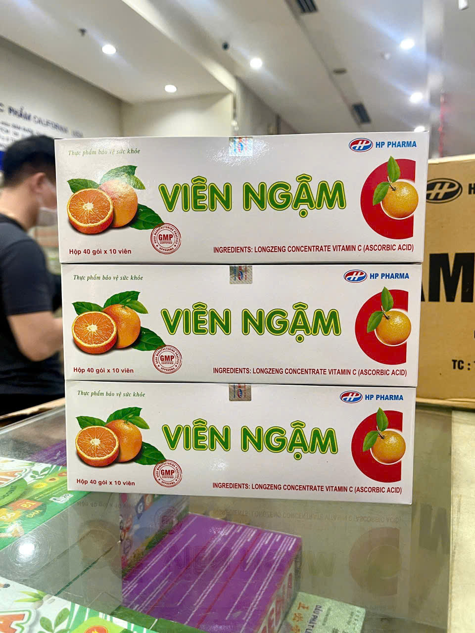 Viên Ngậm GLucose C (H/40gói 10viên)