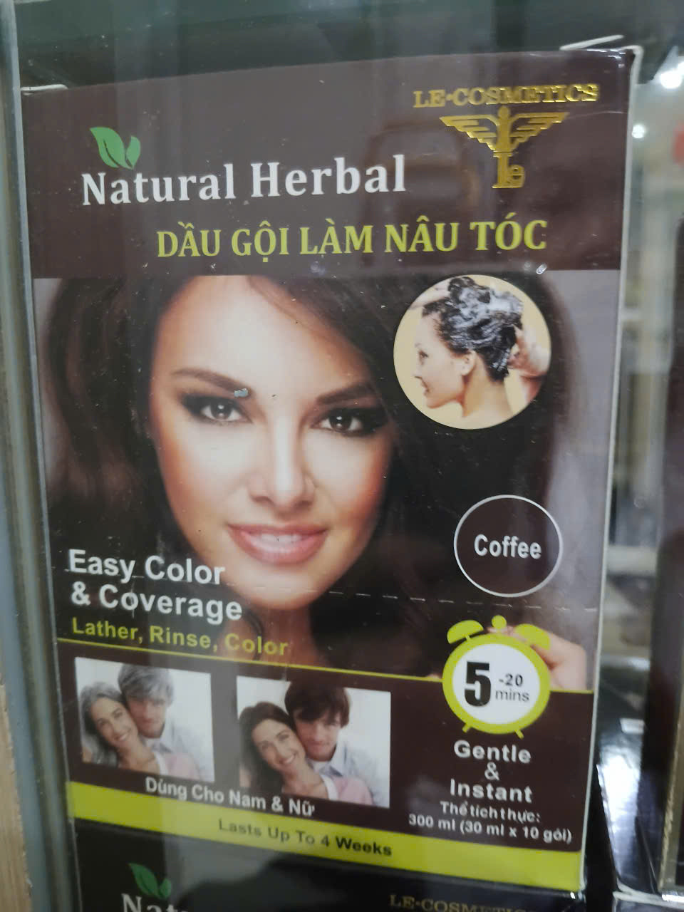 Dầu Gội Làm Nâu tóc Gội Là Nâu (H10G30Ml)